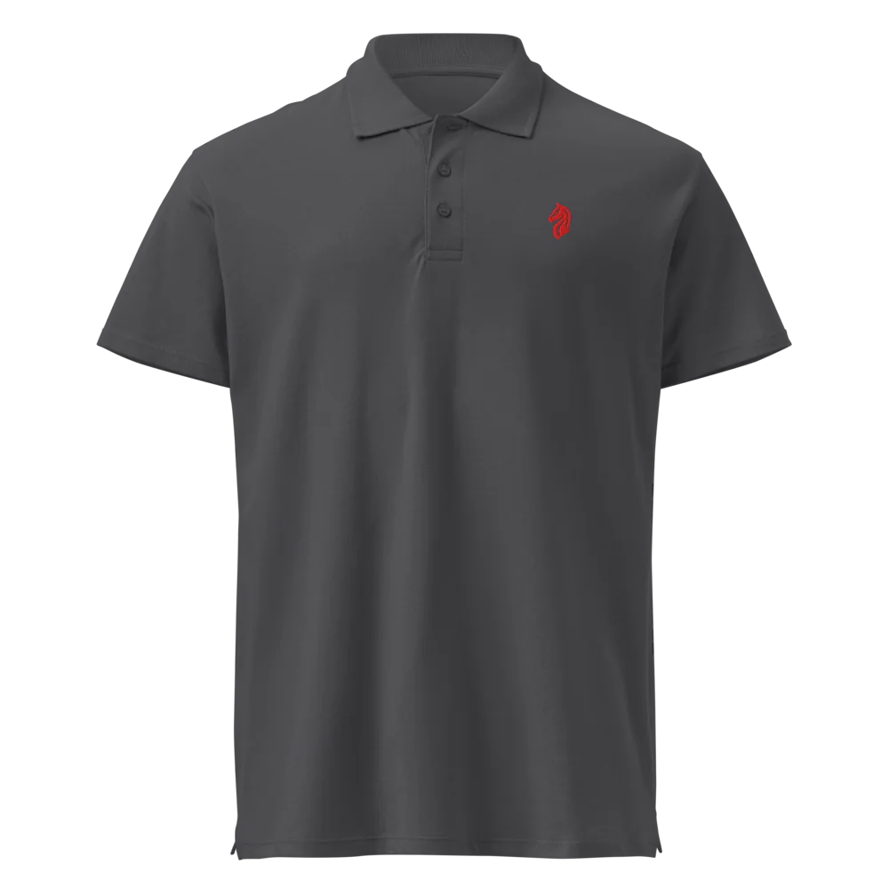 Victor Coppolani Classic Polo Shirt - Dark Grey 100% cotton