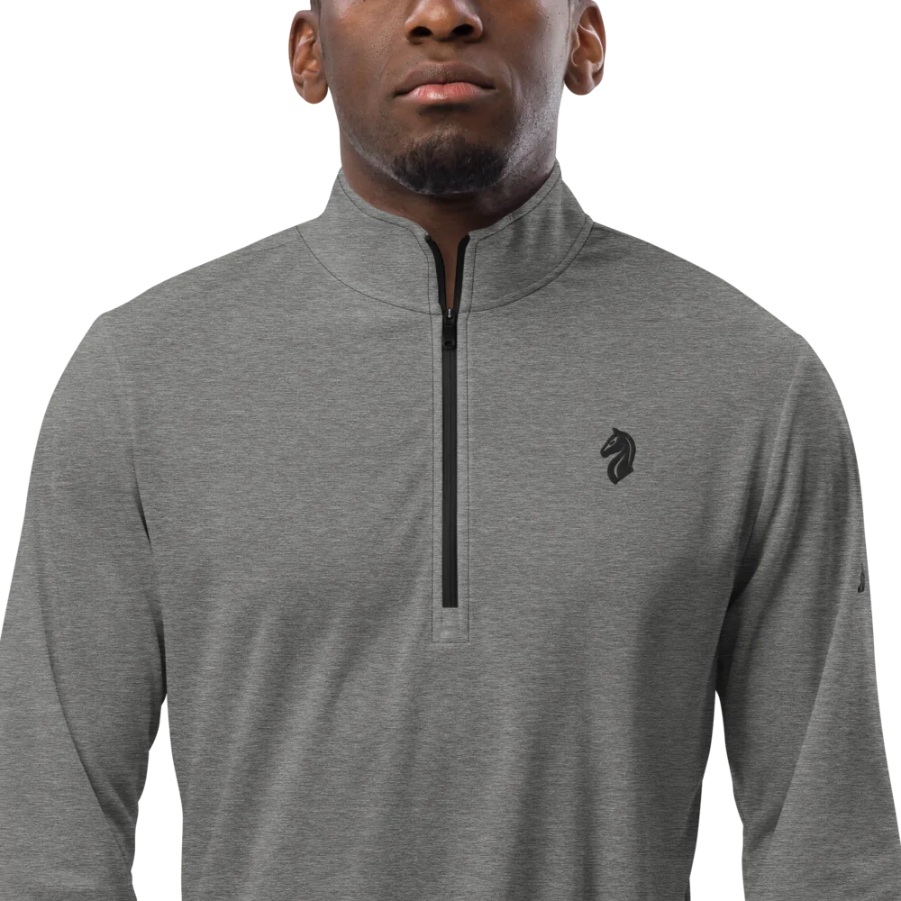 Adidas Quarter Zip Pullover - Grey