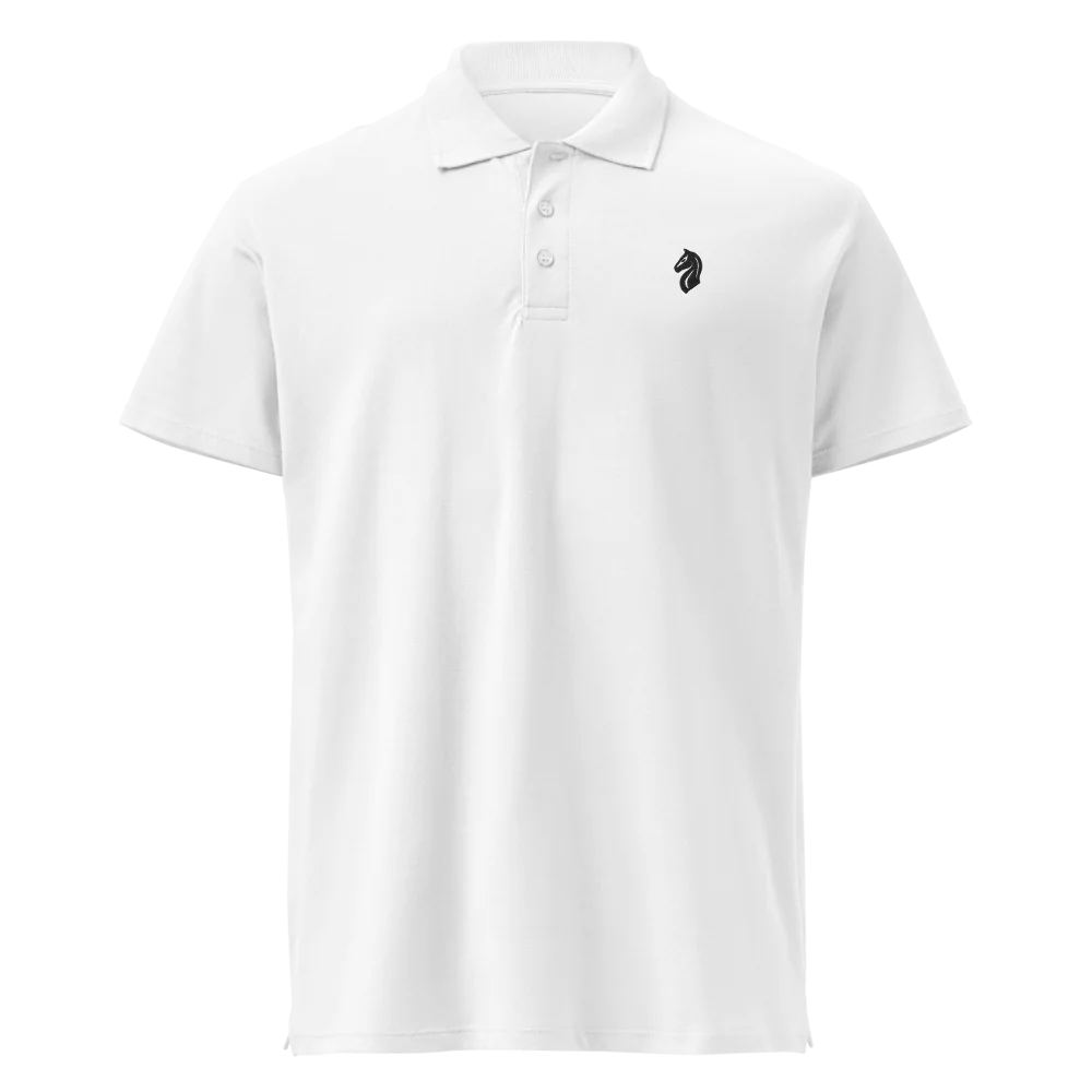 Victor Coppolani Classic Polo Shirt  - White 100% cotton