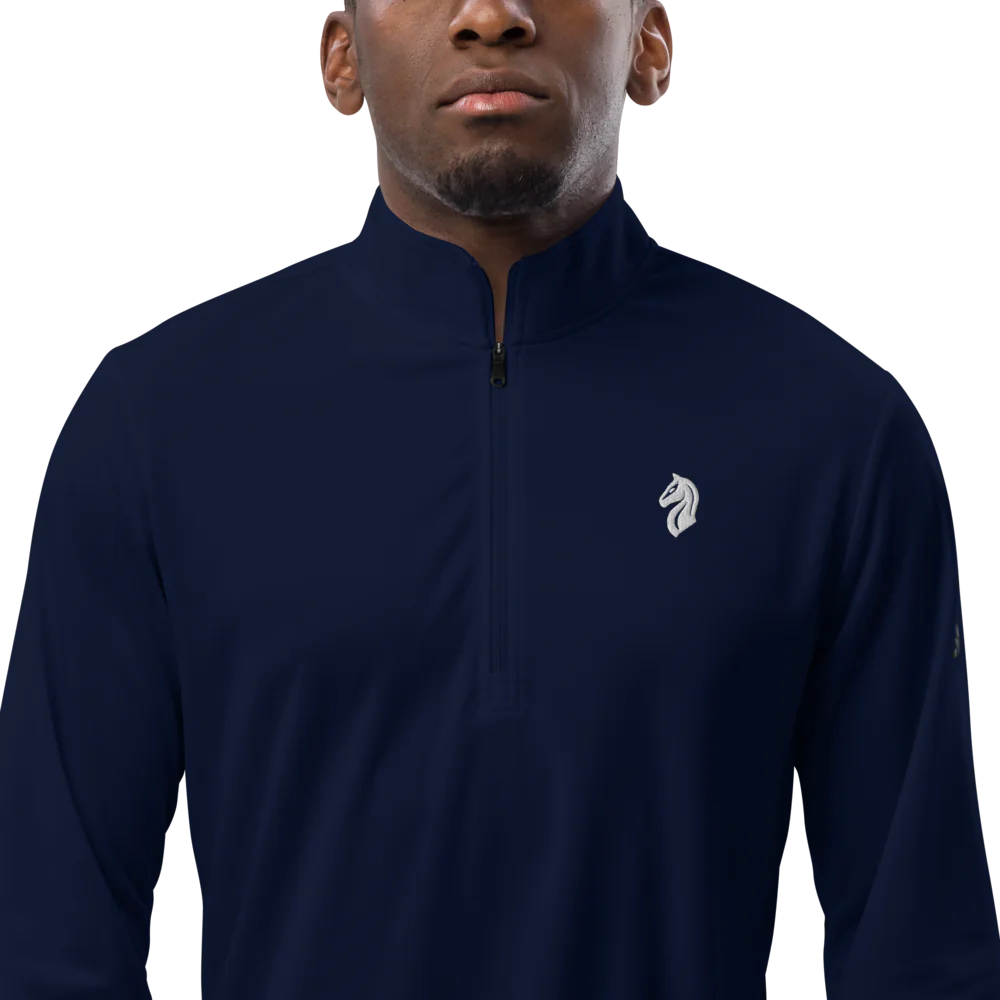 Adidas Quarter Zip Pullover - Navy