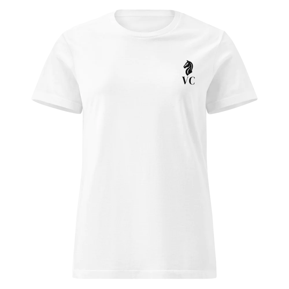 Women's T-Shirt with VC logo - White