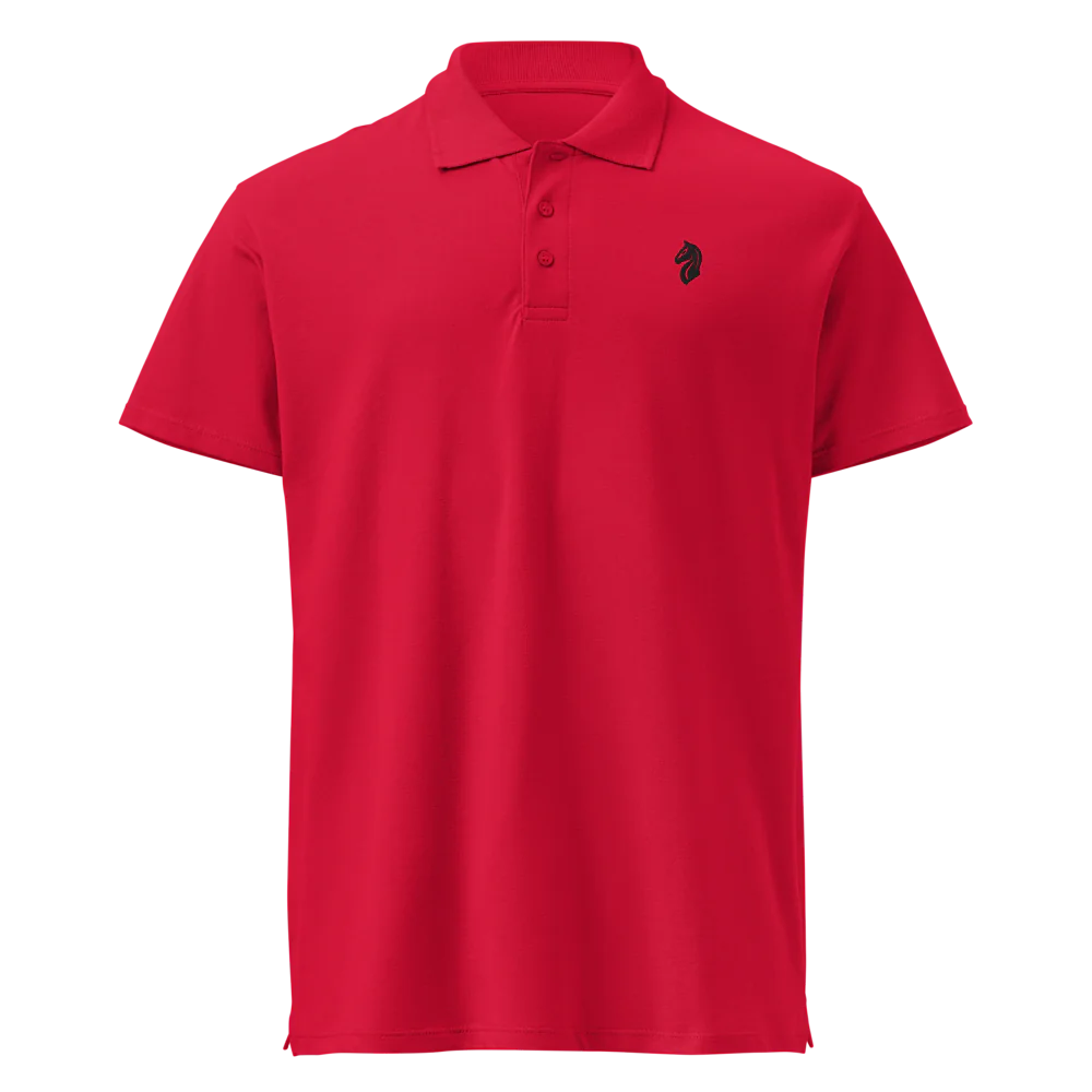 Victor Coppolani Classic Polo Shirt - Red 100% cotton