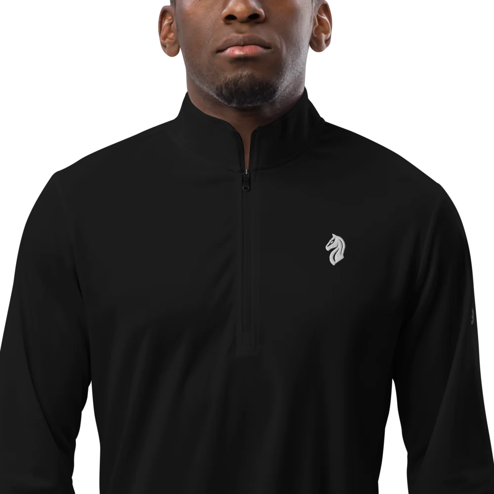 Adidas Quarter Zip Pullover - Black
